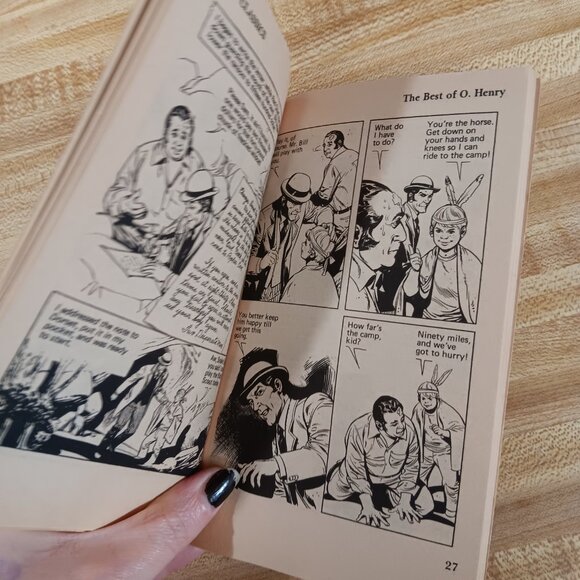 Best of O Henry William Sidney Porter  1984 B&W Pocket Classics Comic PB Vintage - Picture 5 of 6
